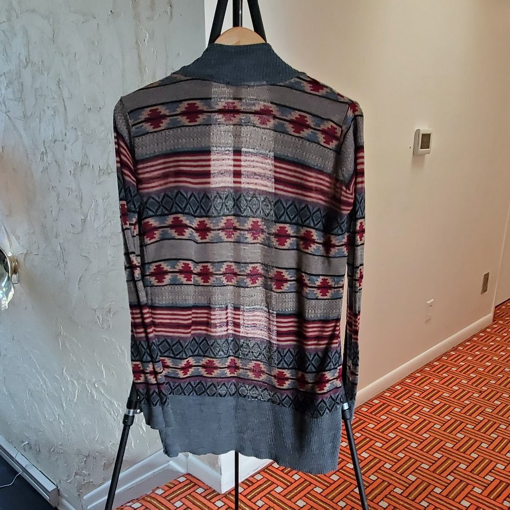 Aztec Print Knit Cardigan - Picture 5 of 5